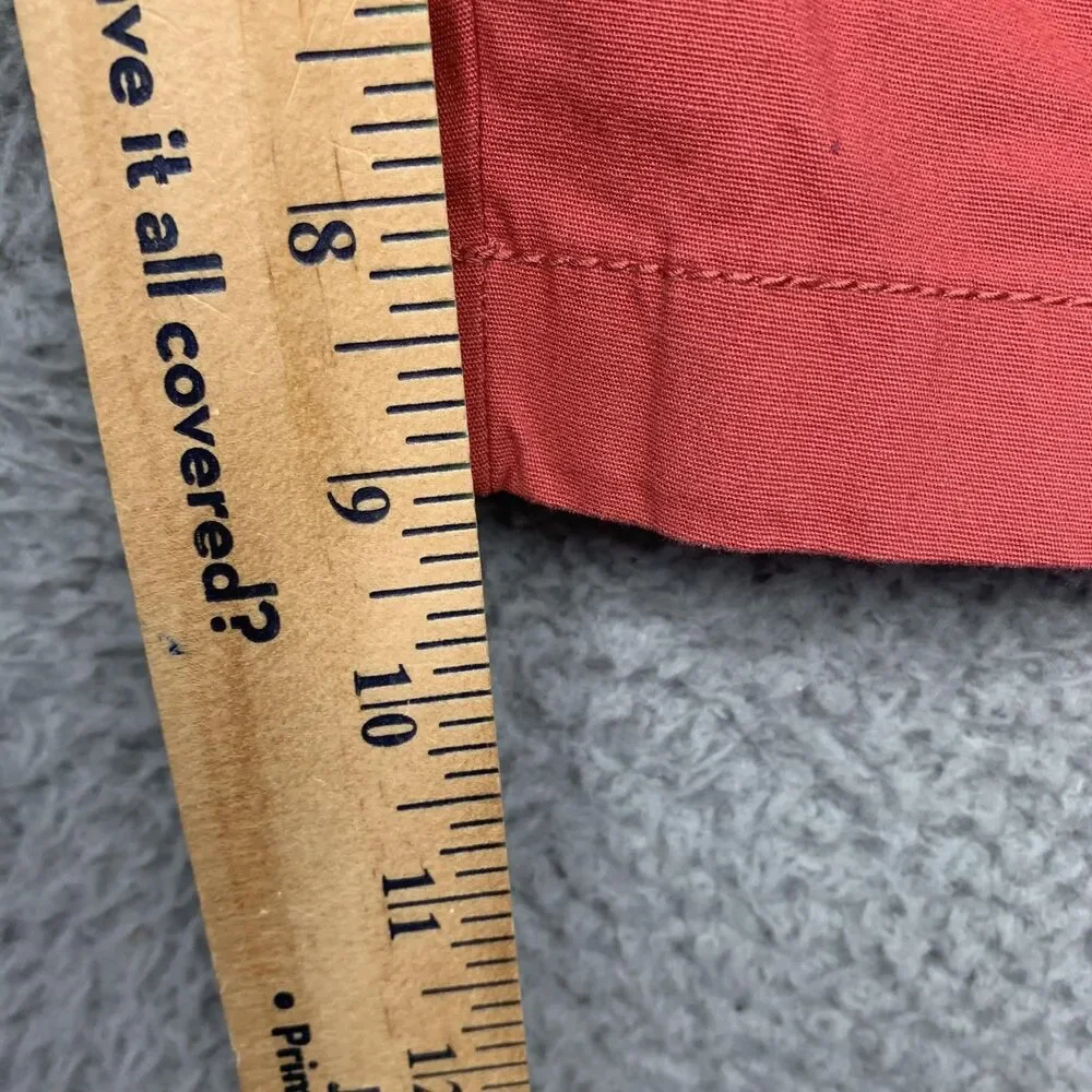 J.Crew Frankie Shorts Womens 16 Pink Chino Twill Stretch Bermuda Flat Front